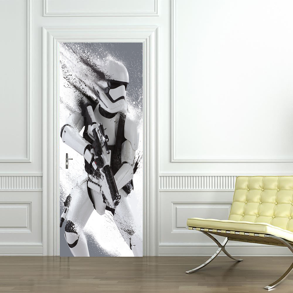 Star Wars Stormtrooper Nom personnalisé DOOR WRAP Decal Removable Sticker D125