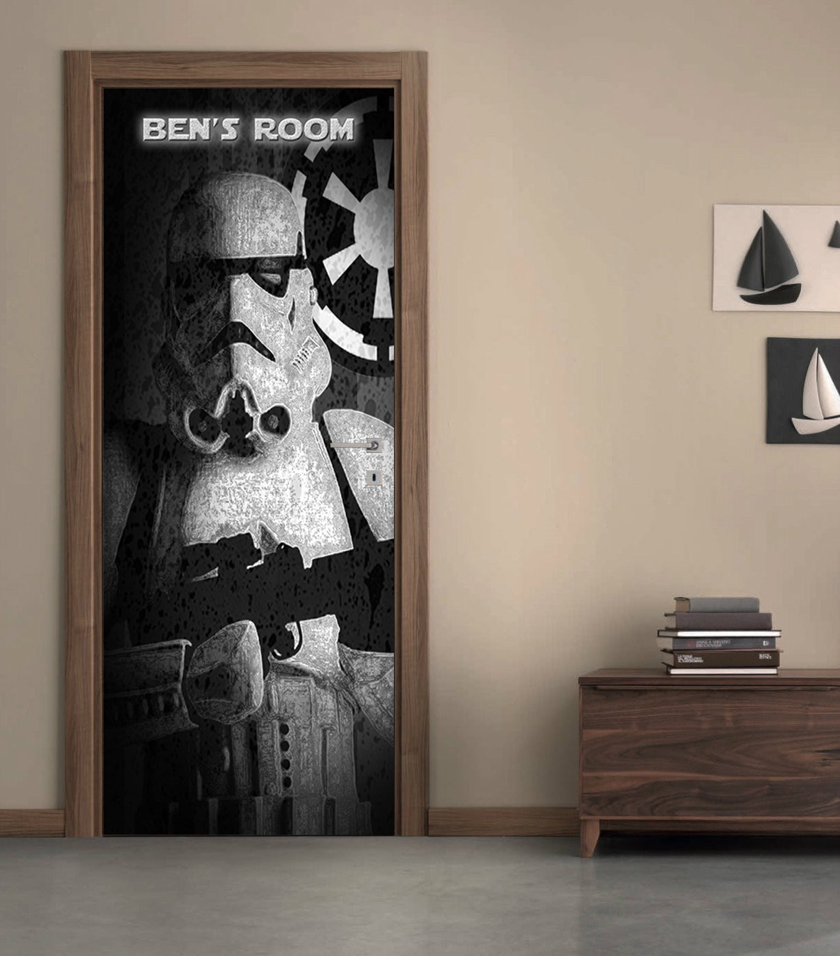 Star Wars Stormtroopers personnalisé porte enveloppe autocollant amovible autocollant D126