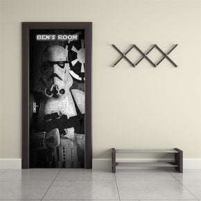 Star Wars Stormtroopers Personalized DOOR WRAP Decal Removable Sticker D126