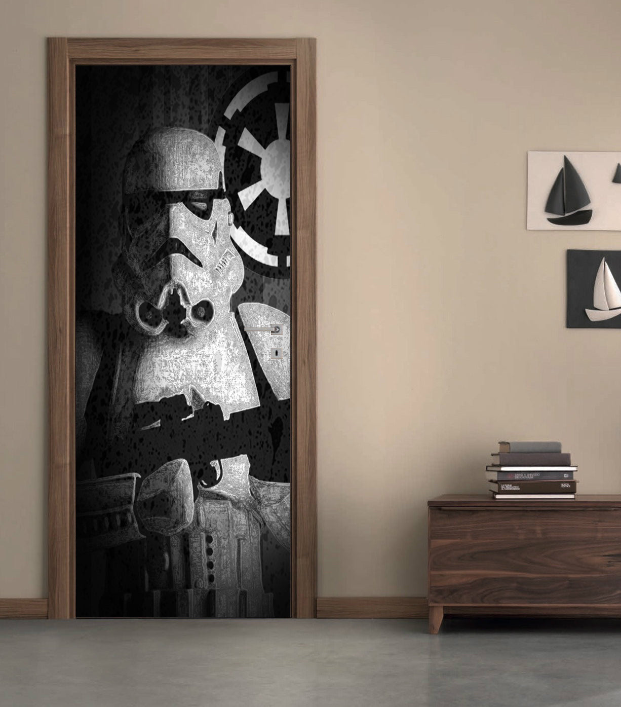 Star Wars Stormtroopers personnalisé porte enveloppe autocollant amovible autocollant D126