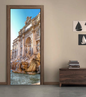 Rome Landscape DIY DOOR WRAP Decal Removable Sticker D163
