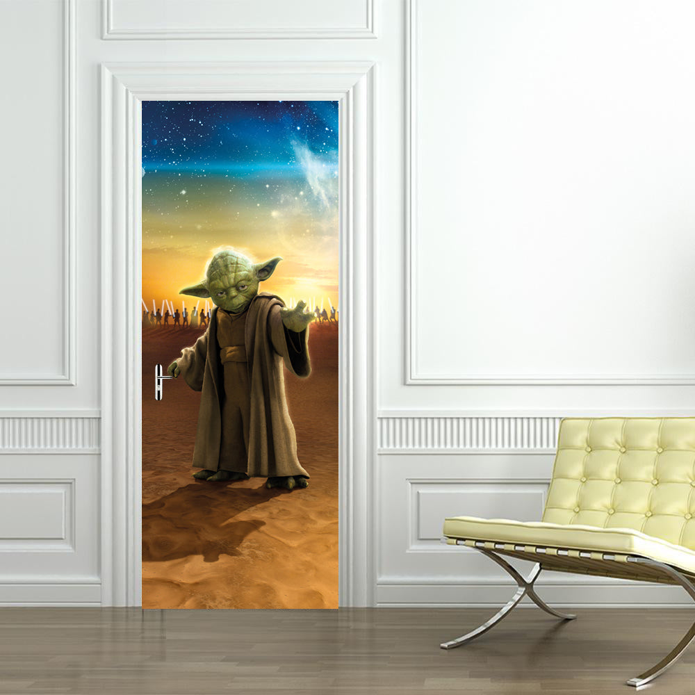 Star Wars Personalized Name DOOR WRAP Decal Removable Sticker D194