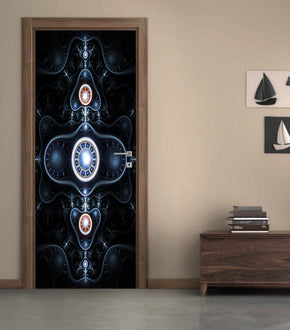 Formes abstraites DIY DOOR WRAP Autocollant amovible décalcomanie D203