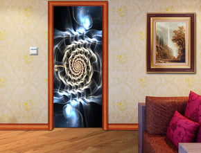 Cercles tribaux lumineux bricolage porte enveloppe autocollant amovible autocollant D205