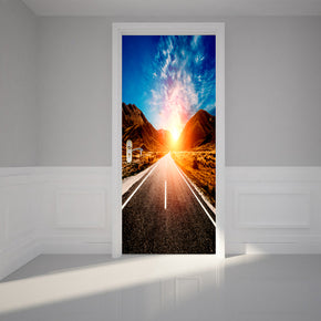 Desert Road DIY DOOR WRAP Autocollant amovible décalcomanie D220
