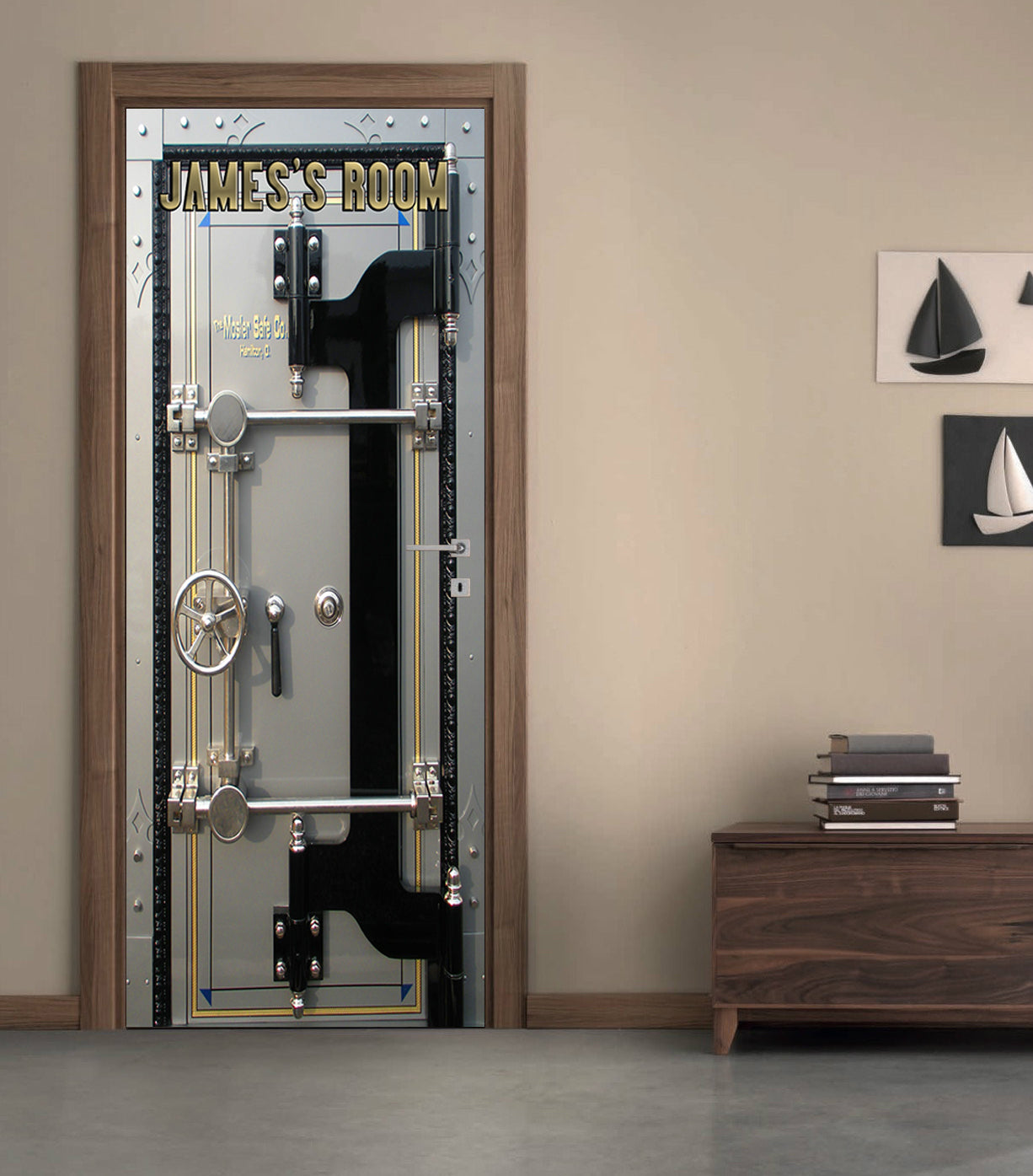 Safe DIY DOOR WRAP Decal Removable Sticker D225