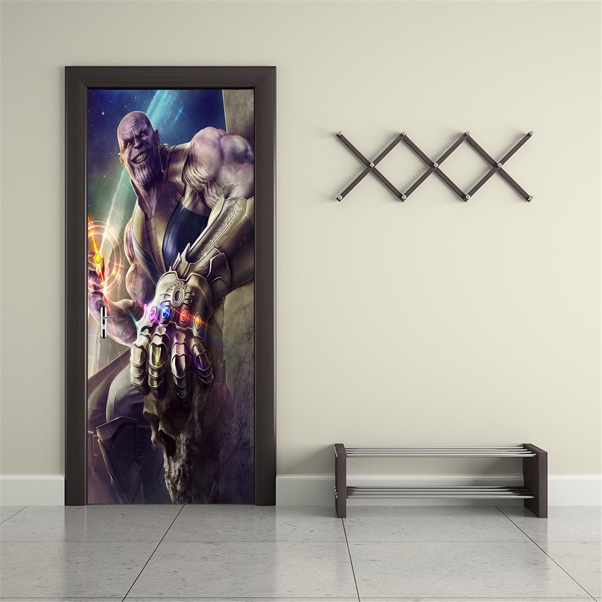 Villain Character DIY DOOR WRAP Decal Removable Sticker D276