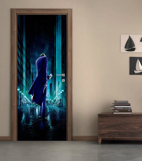 Villain Character DIY DOOR WRAP Decal Removable Sticker D70
