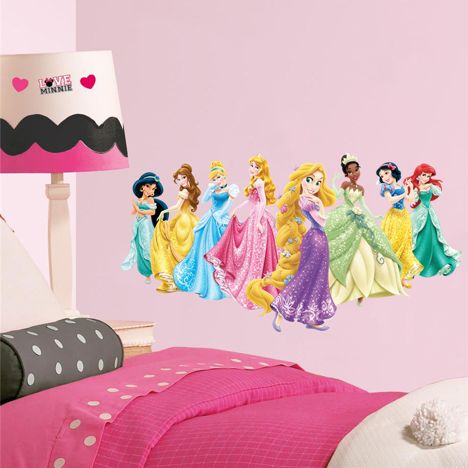Princess Group Characters Autocollant mural Décalque C786