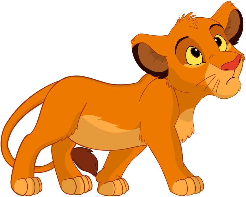 Simba The Lion King Wall Sticker Amovible Décalcomanies H09