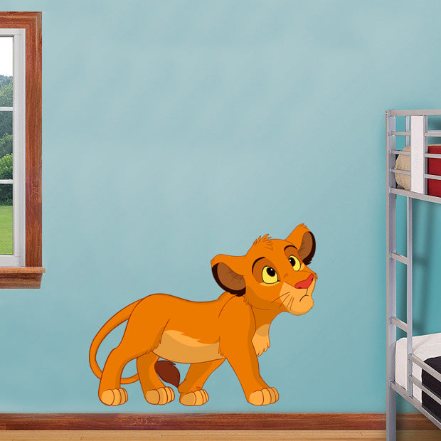 Simba The Lion King Wall Sticker Amovible Décalcomanies H09