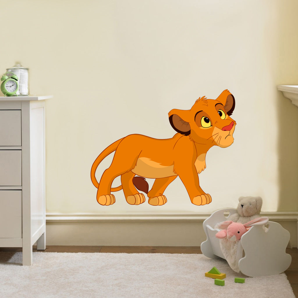 Simba The Lion King Wall Sticker Amovible Décalcomanies H09
