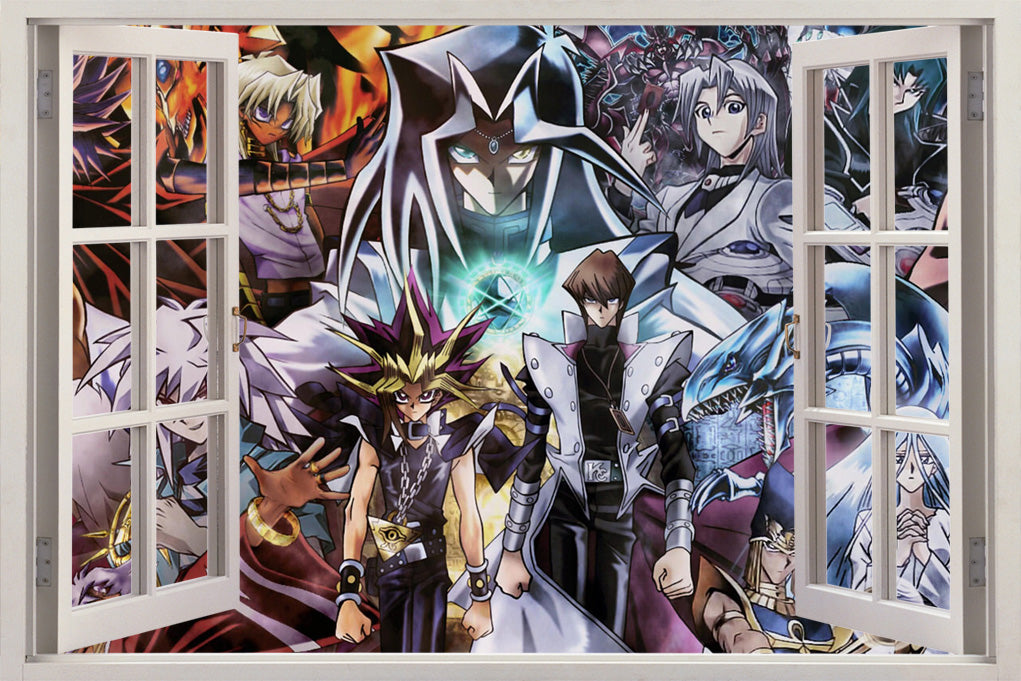Yu-Gi-Oh! 3D Window View Wall Sticker Decal H116