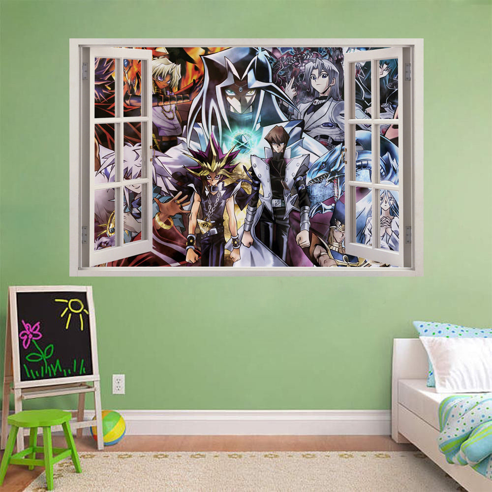Yu-Gi-Oh! 3D Window View Wall Sticker Decal H116