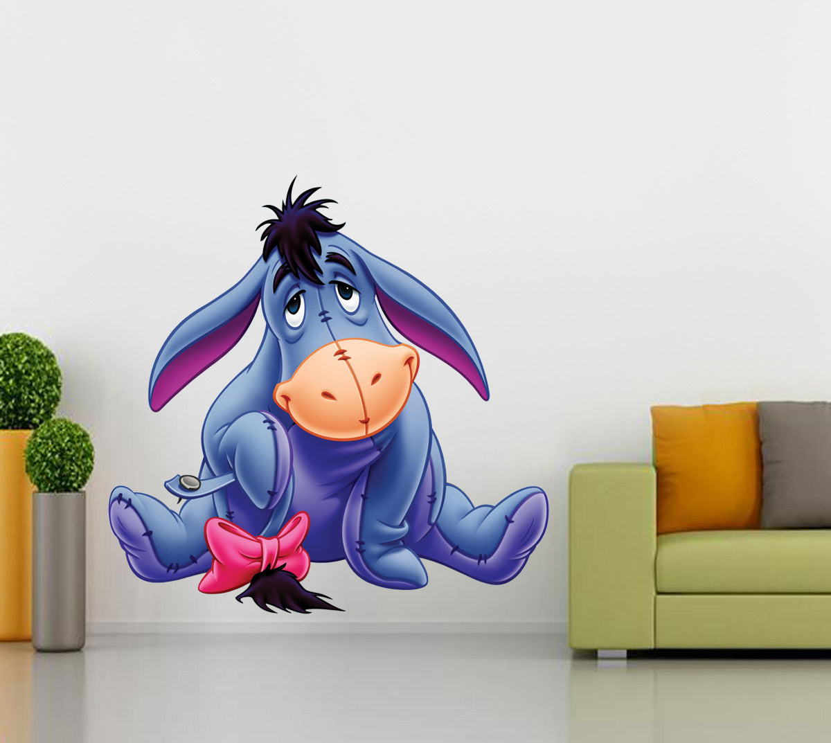 Eeyore Winnie L’ourson autocollant mur amovible Décalcomanies H128