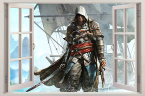 Video Games 3D Window Wall Sticker Decal H246