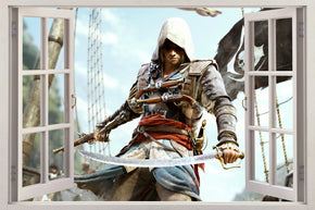 Video Games 3D Window Wall Sticker Decal H247