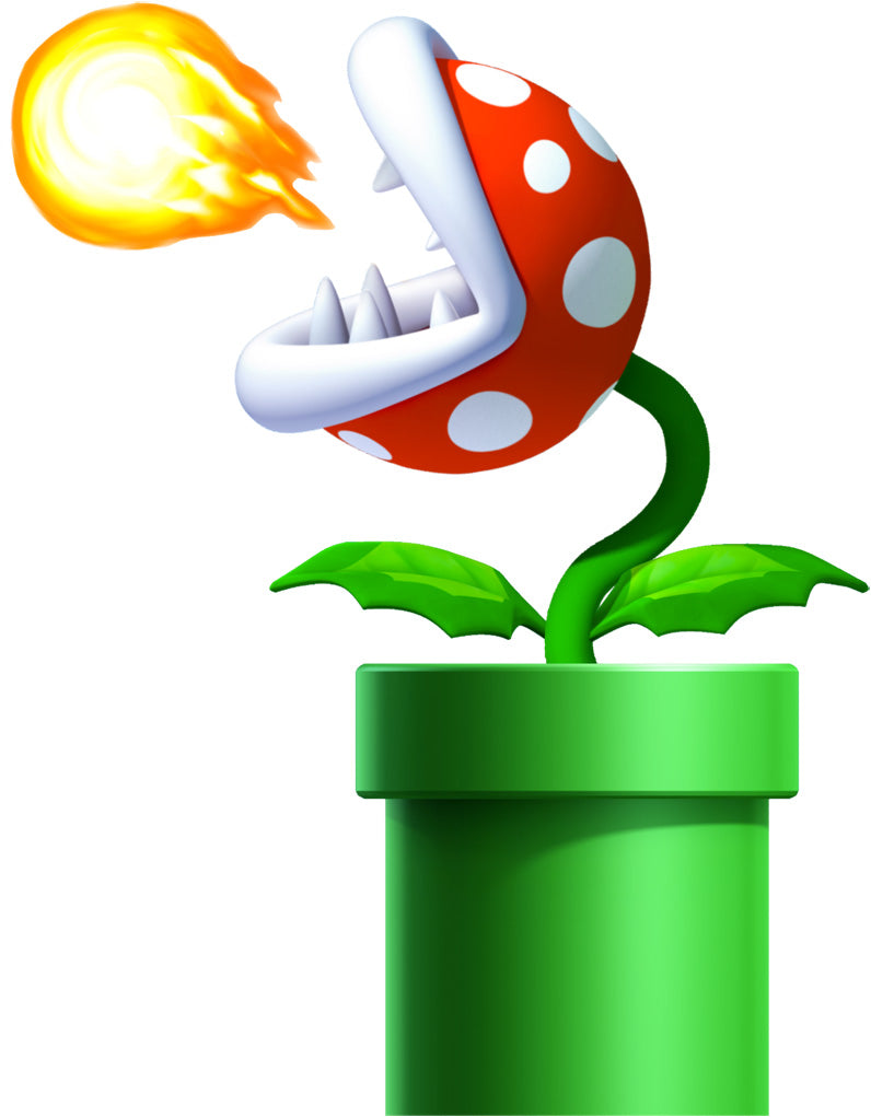 Piranha Warp Pipe Super Mario Bros Wall Sticker Decal 033