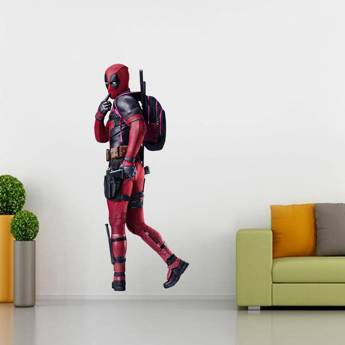 Deadpool Super Hero Wall Sticker Decal H334
