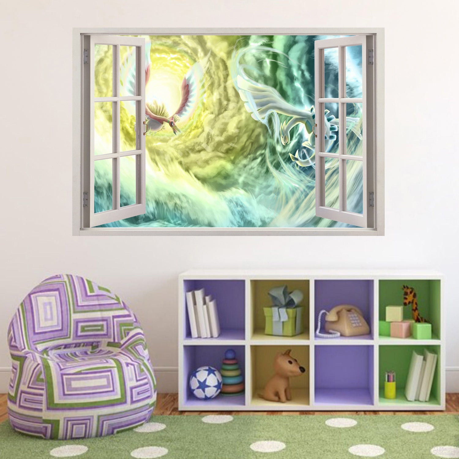 Enfants TV Series Characters 3D Window Wall Sticker Decal H97