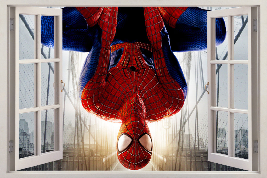 Super Heroes 3D Window Wall Sticker Decal J270