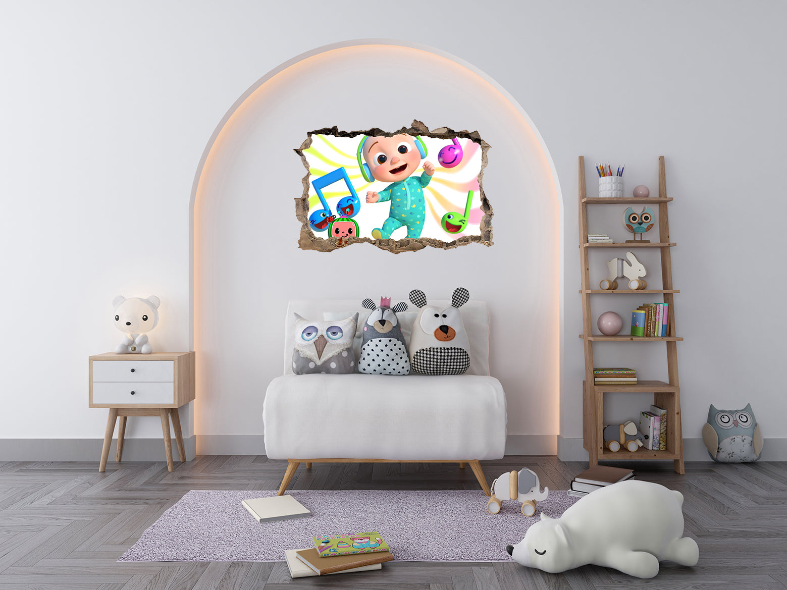 FORTNITE 3D Smashed Hole Illusion Sticker mural autocollant J1500