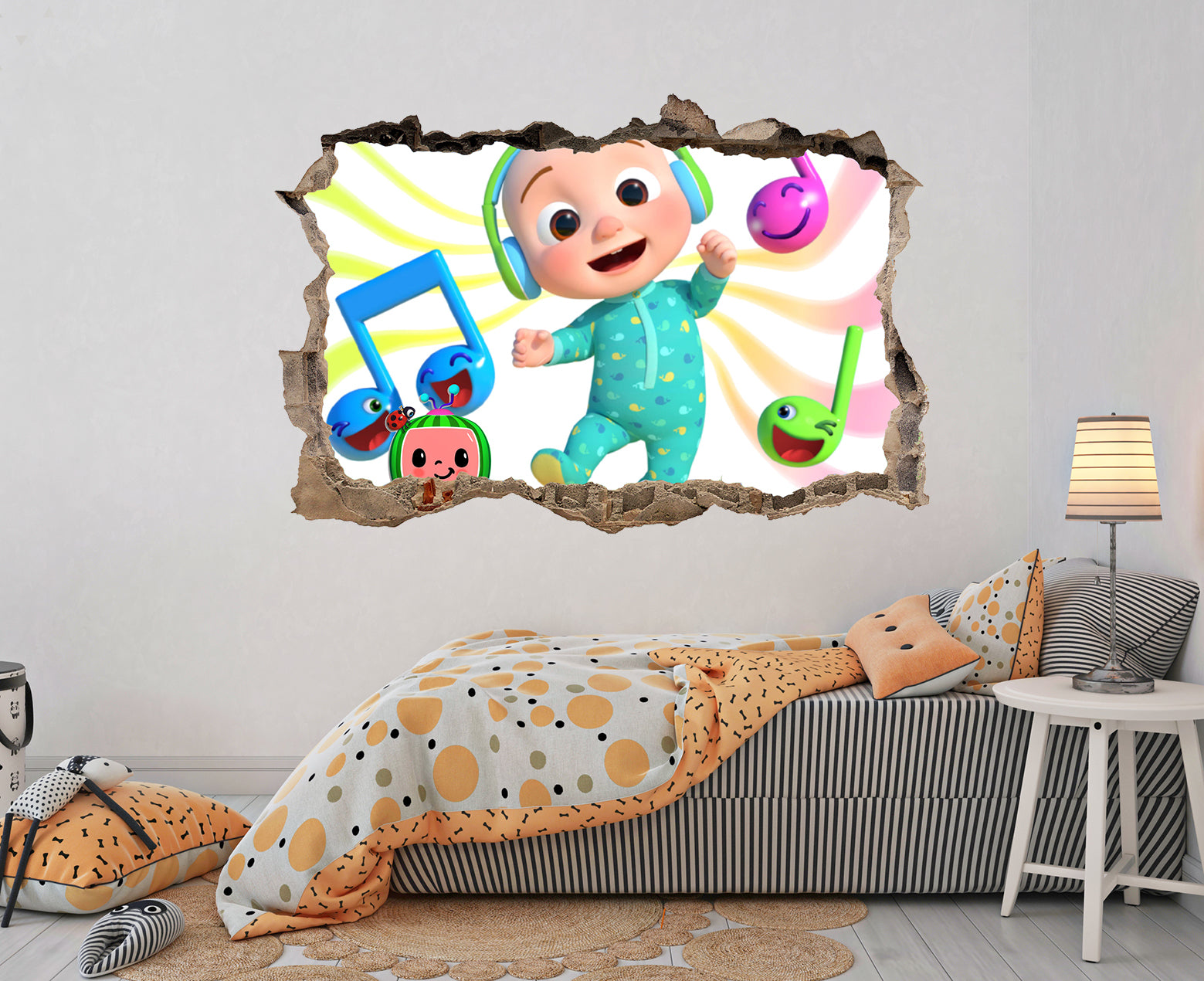 FORTNITE 3D Smashed Hole Illusion Sticker mural autocollant J1500