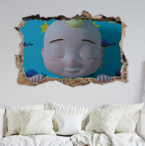 FORTNITE 3D Smashed Hole Illusion Sticker mural autocollant J1500