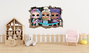 FORTNITE 3D Smashed Hole Illusion Sticker mural autocollant J1500