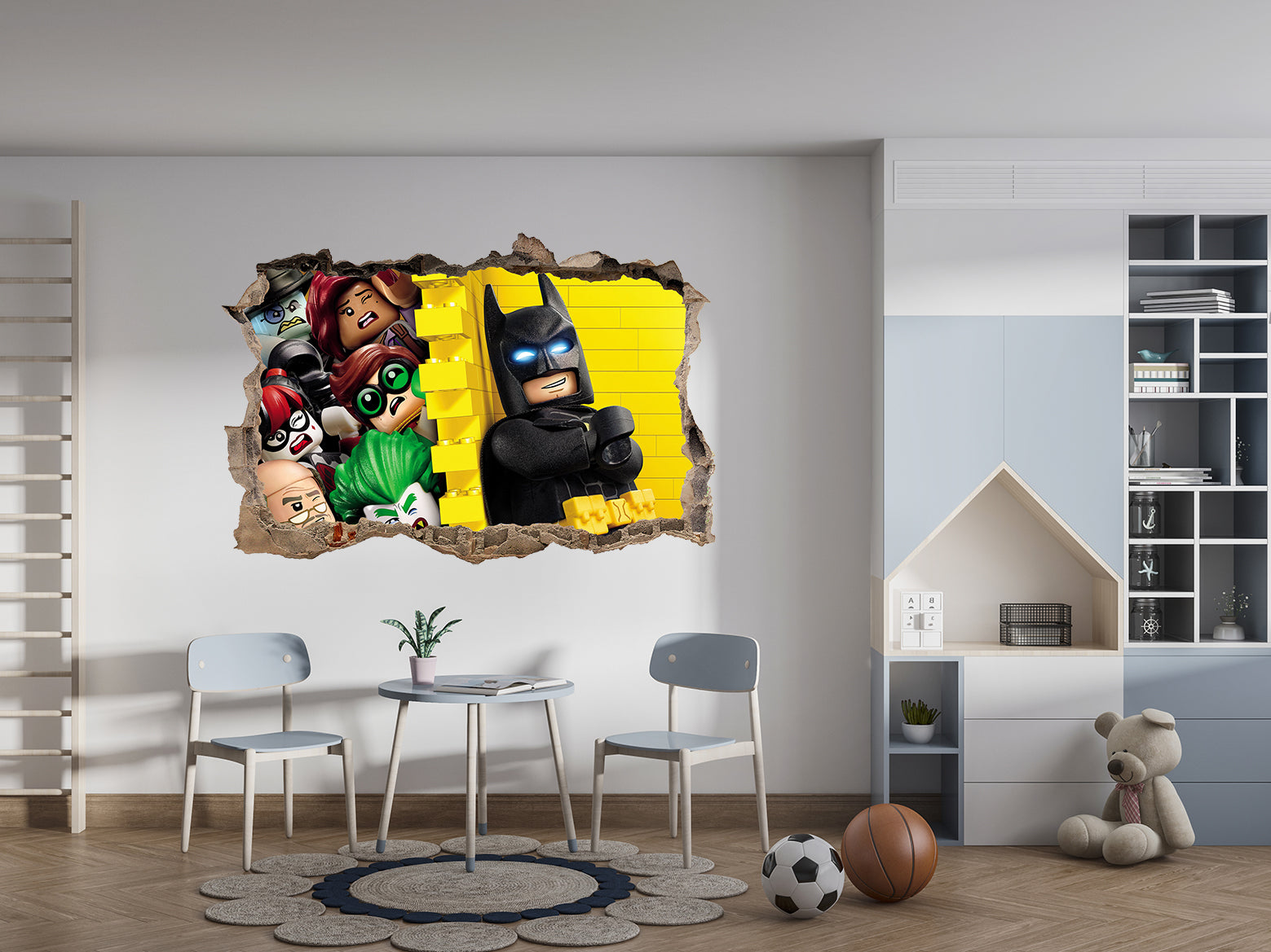 FORTNITE 3D Smashed Hole Illusion Sticker mural autocollant J1500