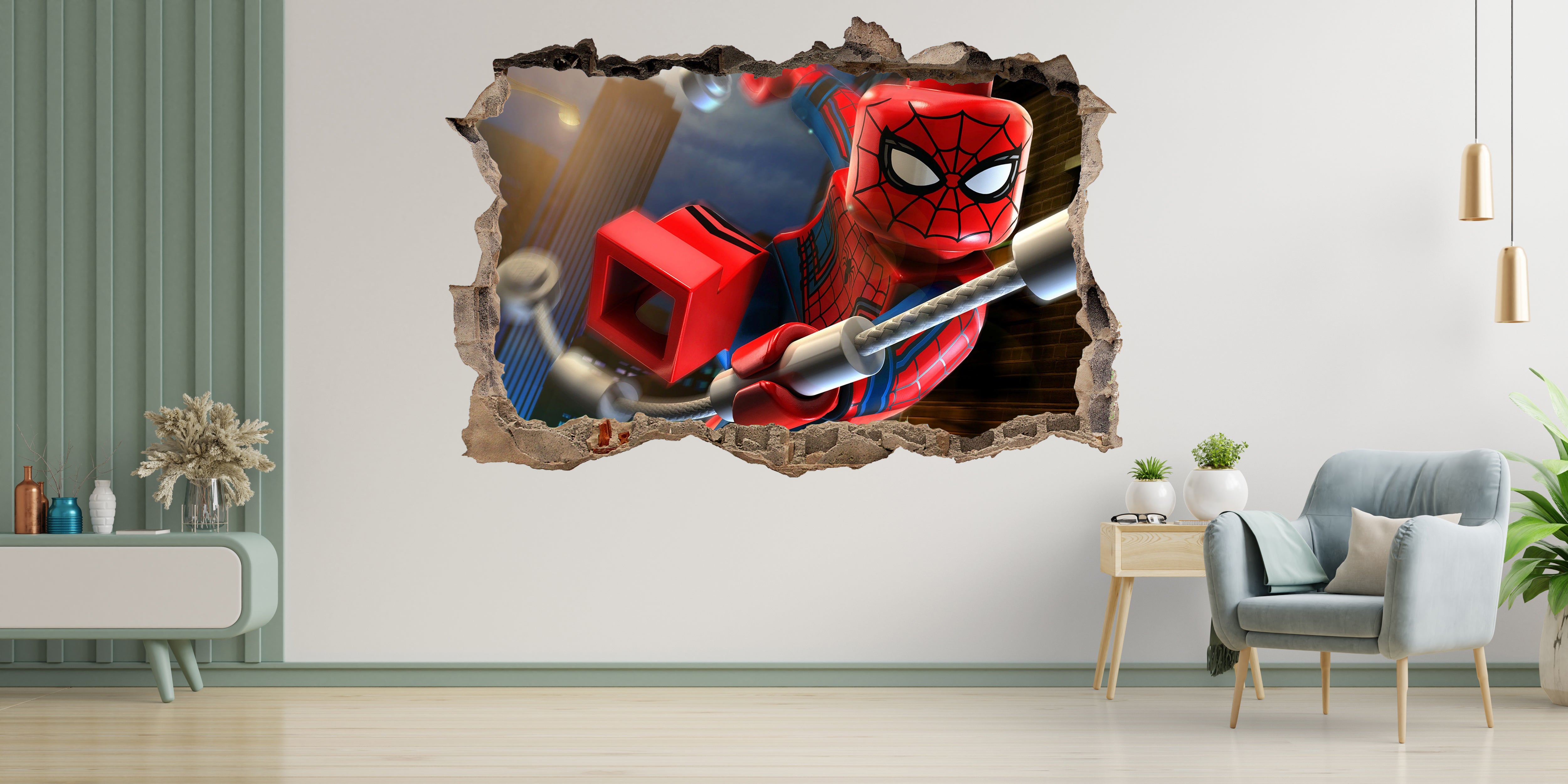 FORTNITE 3D Smashed Hole Illusion Sticker mural autocollant J1500