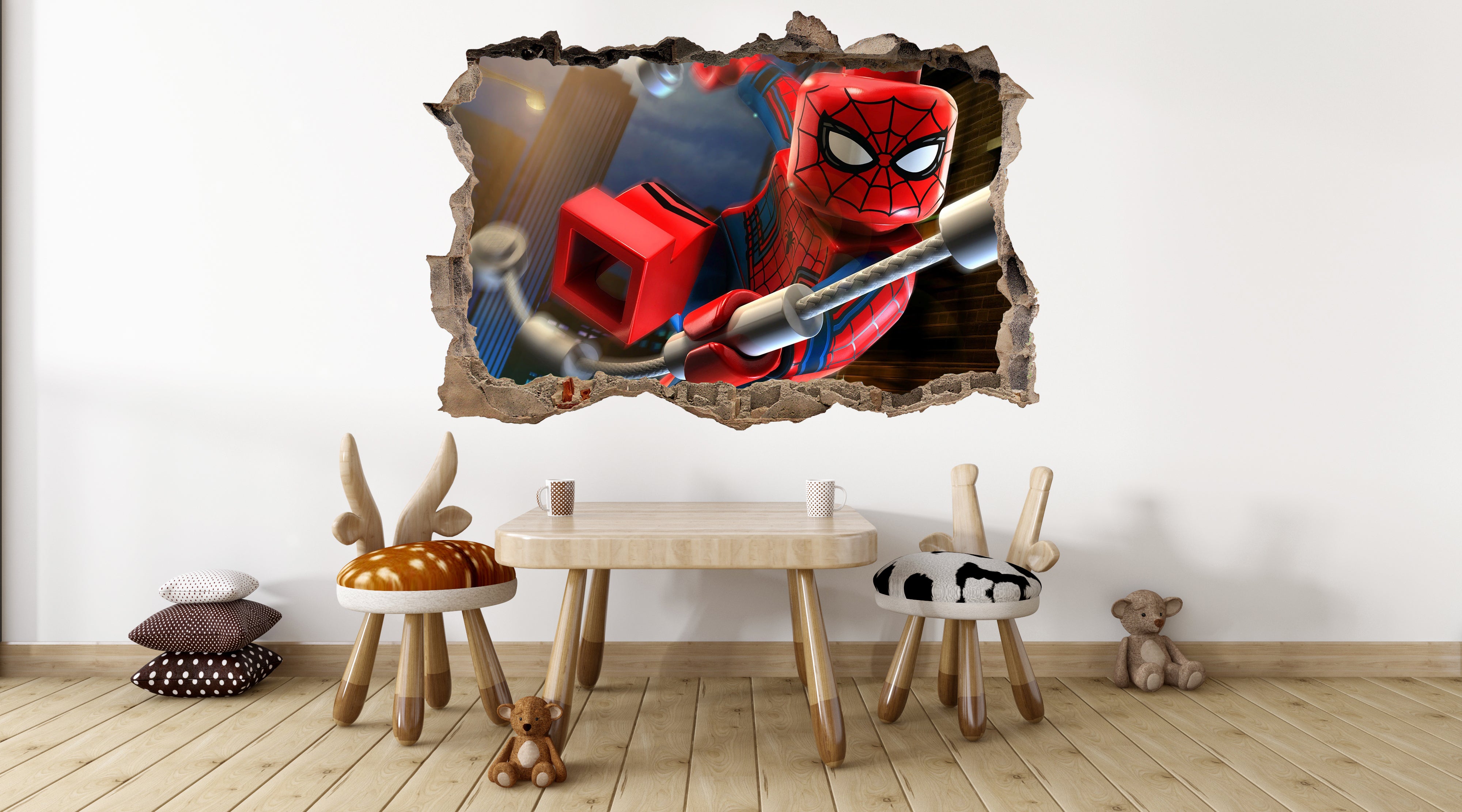 FORTNITE 3D Smashed Hole Illusion Sticker mural autocollant J1500