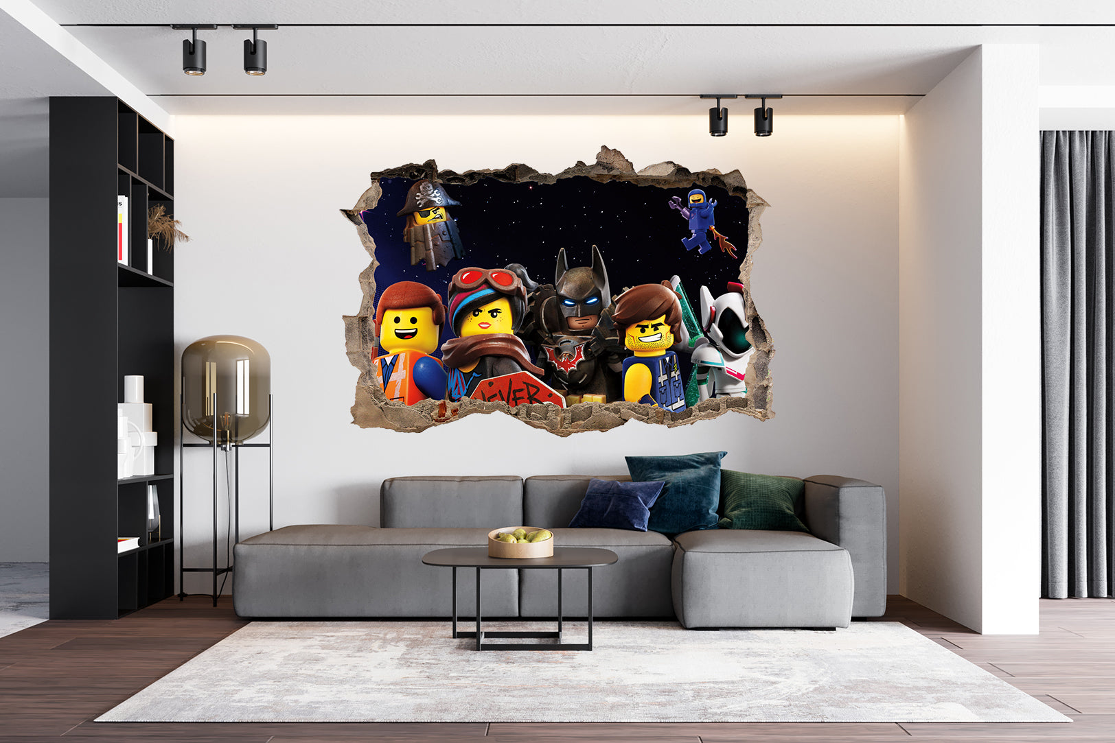 FORTNITE 3D Smashed Hole Illusion Sticker mural autocollant J1500