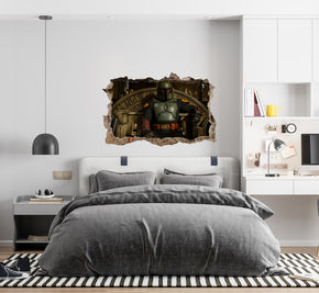 FORTNITE 3D Smashed Hole Illusion Sticker mural autocollant J1500