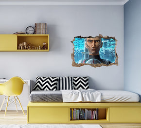 FORTNITE 3D Smashed Hole Illusion Sticker mural autocollant J1500