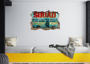 FORTNITE 3D Smashed Hole Illusion Sticker mural autocollant J1500