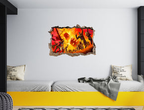 FORTNITE 3D Smashed Hole Illusion Sticker mural autocollant J1500