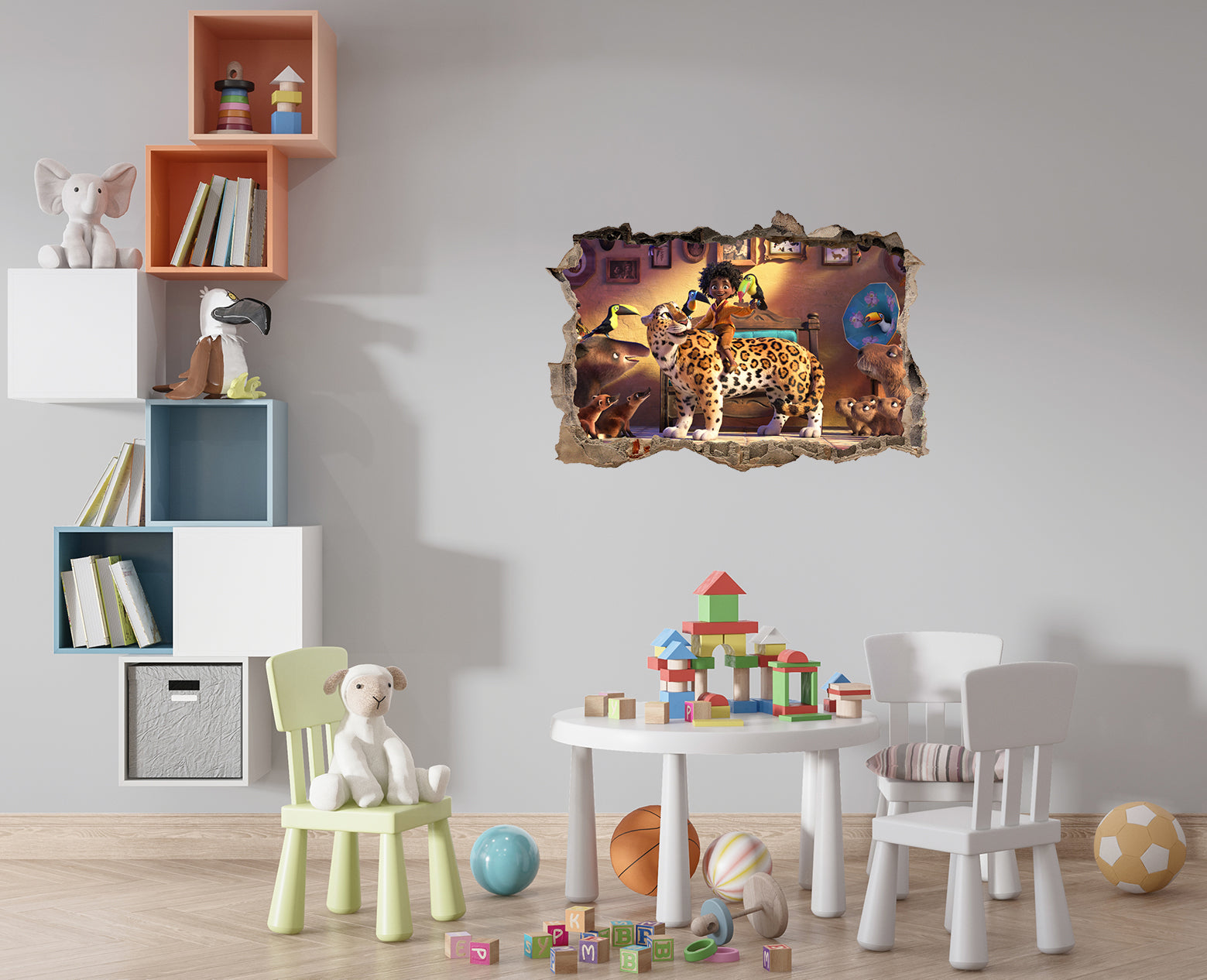 Encanto 3D Smashed Broken Decal Wall Sticker JS65