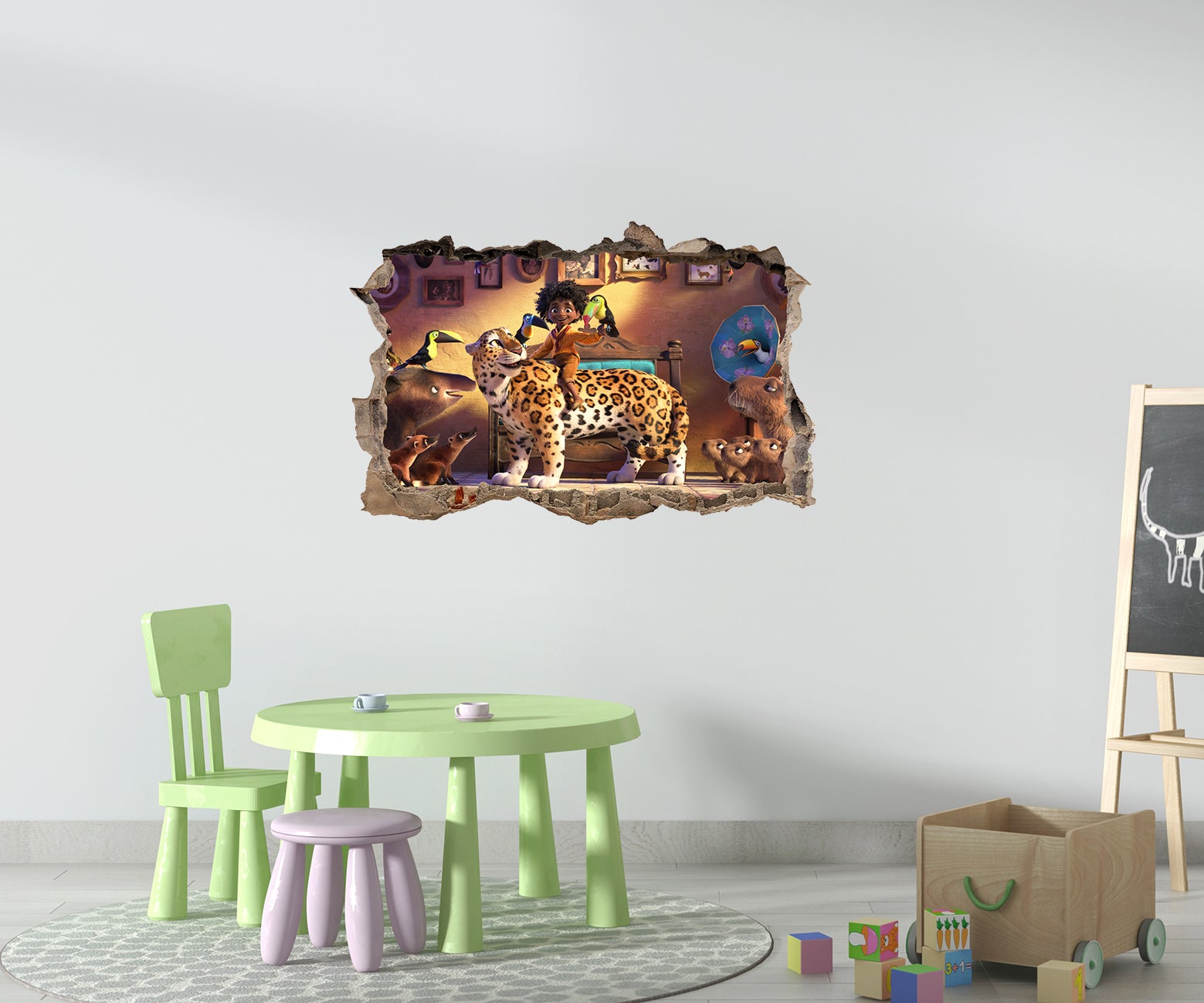 Encanto 3D Smashed Broken Decal Wall Sticker JS65