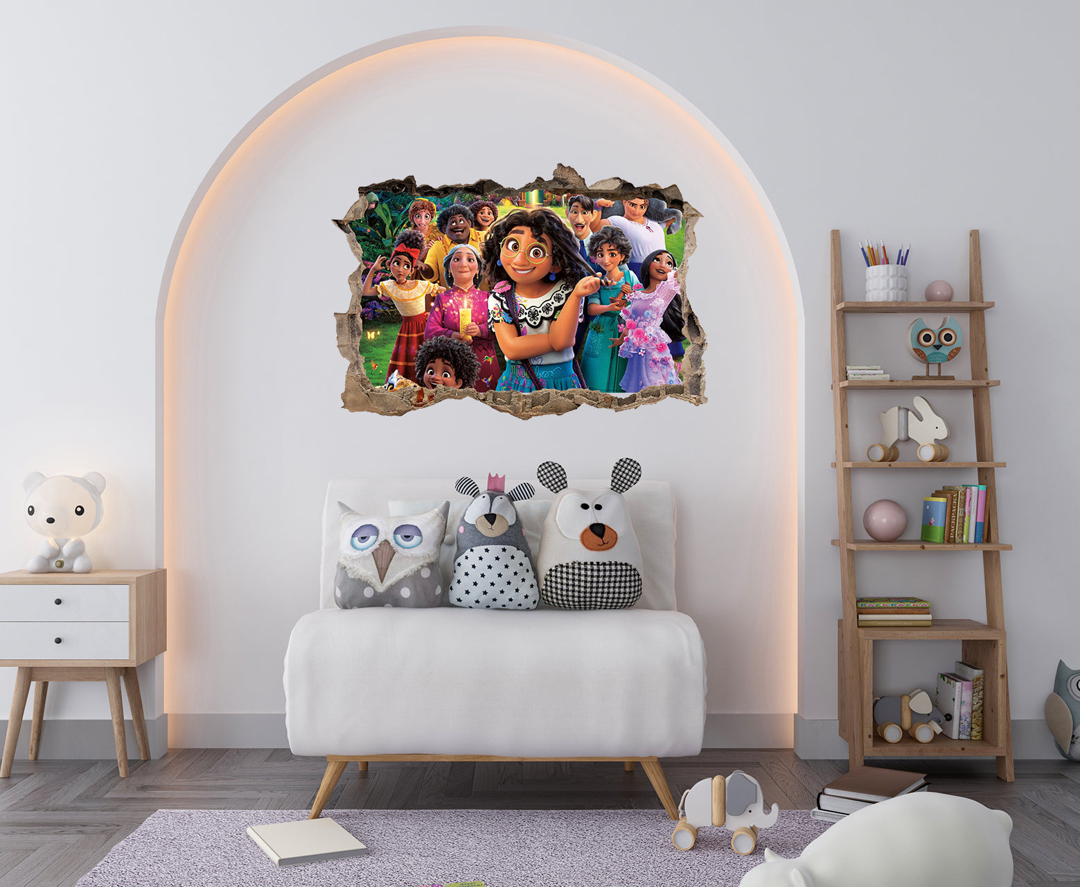 Encanto 3D Smashed Broken Decal Wall Sticker JS67