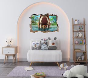 FORTNITE 3D Smashed Hole Illusion Sticker mural autocollant J1500