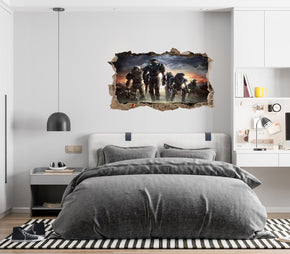 FORTNITE 3D Smashed Hole Illusion Sticker mural autocollant J1500