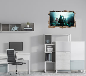 FORTNITE 3D Smashed Hole Illusion Sticker mural autocollant J1500
