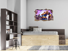 FORTNITE 3D Smashed Hole Illusion Sticker mural autocollant J1500