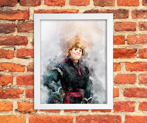 KRISTOFF Frozen Watercolor Art Digital File Instant Download, Print-At-Home