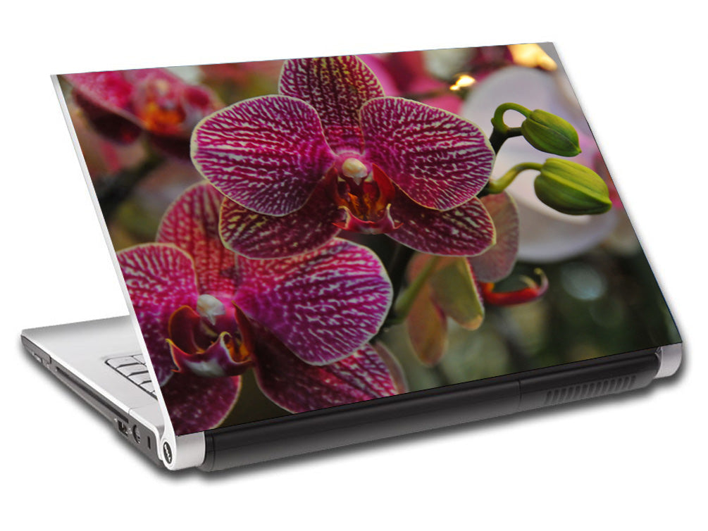 Fleurs personnalisées LAPTOP Skin Vinyl Decal L06