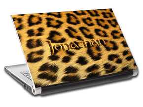 Léopard Personnalisé LAPTOP Peau Vinyl Decal L09