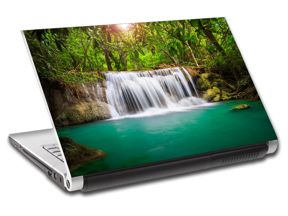 Waterfall Forest Personalized Notebook skin Vinyl Decal l117