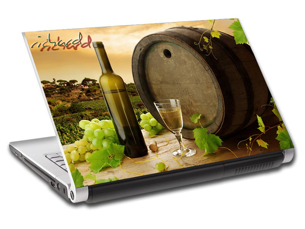 Vin Blanc Personnalisé LAPTOP Skin Vinyl Decal L120