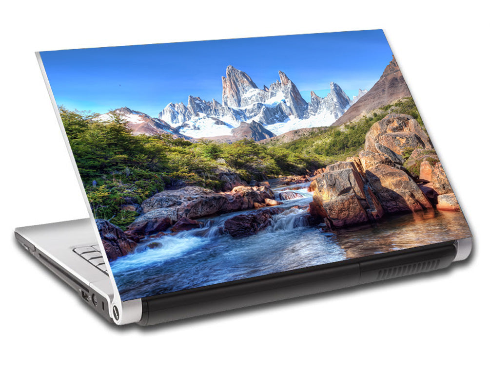 Mountain River View personnalisé LAPTOP Skin vinyle autocollant L133
